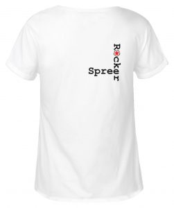 SpreeRocker Black Cross - Damen RollUp Shirt-3