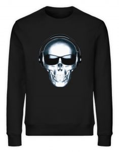 SpreeRocker Skull 2 - Unisex Organic Sweatshirt-16