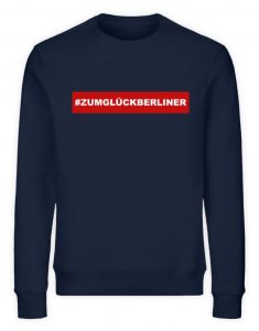 SpreeRocler #ZumGlückBerliner 1 - Unisex Organic Sweatshirt-6887