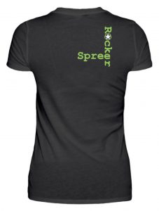 SpreeRocker Neon Skull - Damenshirt-16