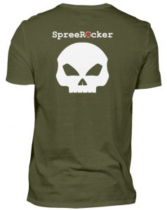 SpreeRocker Star + Skull 1 - Herren Shirt-1109