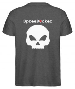 SpreeRocker Star + Skull 1 - Herren Premium Organic Shirt-6898