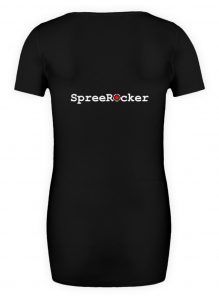 SpreeRocker Orange Skull - Schwangerschafts Shirt-16