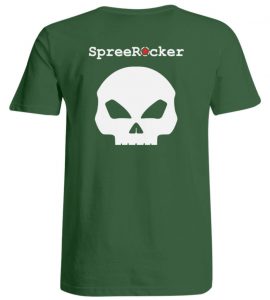 SpreeRocker White + Red Star - Übergrößenshirt-833