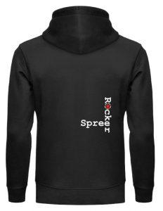 SpreeRocker Coloured Skull - Unisex Organic Hoodie-16