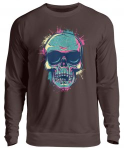 SpreeRocker Neon Skull - Unisex Pullover-1604