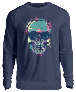 SpreeRocker Neon Skull - Unisex Pullover-1676
