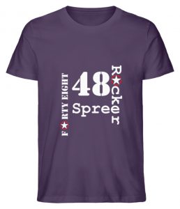 SpreeRocker Forty Eight weiss - Herren Premium Organic Shirt-6884