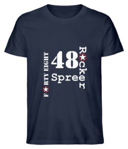SpreeRocker Forty Eight weiss - Herren Premium Organic Shirt-6887