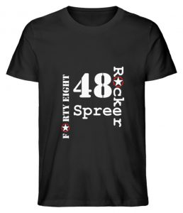 SpreeRocker Forty Eight weiss - Herren Premium Organic Shirt-16