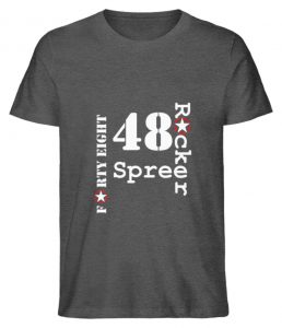 SpreeRocker Forty Eight weiss - Herren Premium Organic Shirt-6898