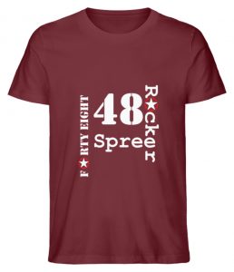 SpreeRocker Forty Eight weiss - Herren Premium Organic Shirt-6883