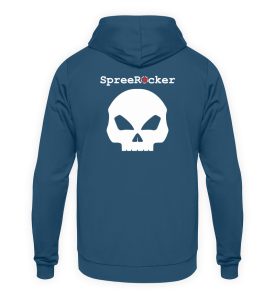 SpreeRocker Star + Skull 1 - Unisex Kapuzenpullover Hoodie-1461