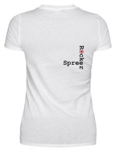 SpreeRocker We Know - V-Neck Damenshirt-3