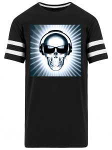SpreeRocker Skull 1 - Striped Long Shirt-16