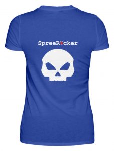 SpreeRocker White + Red Star - Damenshirt-2496