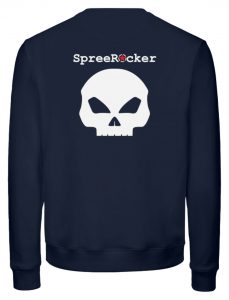 SpreeRocker Star + Skull 1 - Unisex Organic Sweatshirt-6887