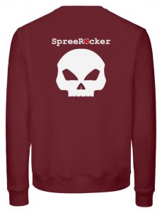 SpreeRocker Star + Skull 1 - Unisex Organic Sweatshirt-6883