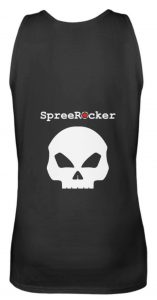 SpreeRocker White + Red Star - Frauen Tanktop-16