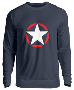 SpreeRocker White + Red Star - Unisex Pullover-1698