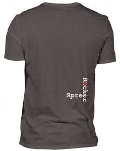 SpreeRocker Seventy Two weiss - Herren V-Neck Shirt-2618