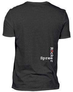 SpreeRocker Seventy Two weiss - Herren V-Neck Shirt-16
