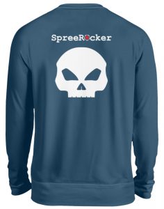 SpreeRocker White + Red Star - Unisex Pullover-1461