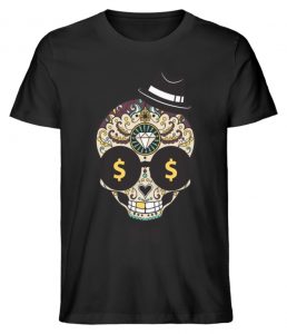SpreeRocker Dollar Skull - Herren Premium Organic Shirt-16