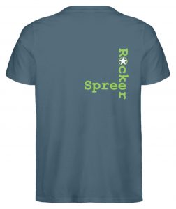 SpreeRocker Neon Skull - Herren Premium Organic Shirt-6895