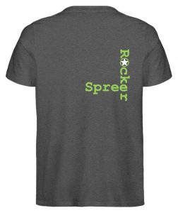 SpreeRocker Neon Skull - Herren Premium Organic Shirt-6898