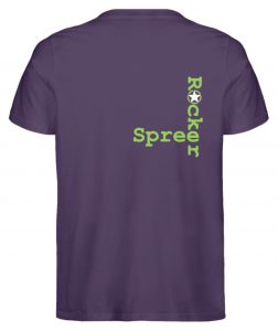 SpreeRocker Neon Skull - Herren Premium Organic Shirt-6884