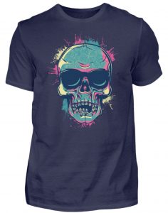 SpreeRocker Neon Skull - Herren Shirt-198