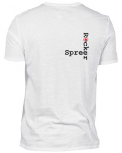 SpreeRocker We Know - Herren V-Neck Shirt-3