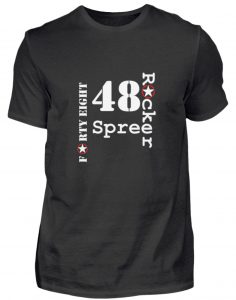 SpreeRocker Forty Eight weiss - Herren Shirt-16