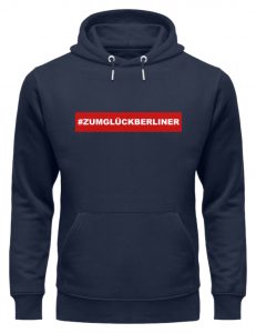 SpreeRocler #ZumGlückBerliner 1 - Unisex Organic Hoodie-6887
