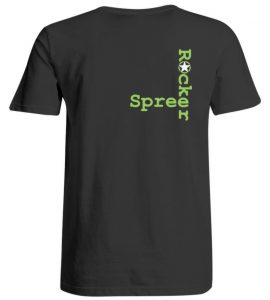 SpreeRocker Neon Skull - Übergrößenshirt-639