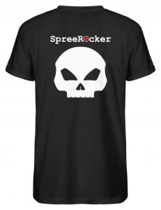 SpreeRocker Star + Skull 1 - Herren RollUp Shirt-16