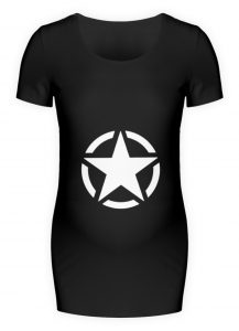 SpreeRocker Star + Skull 1 - Schwangerschafts Shirt-16