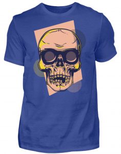 SpreeRocker Orange Skull - Herren Shirt-668