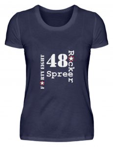 SpreeRocker Forty Eight weiss - Damenshirt-198