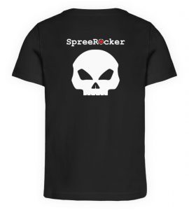 SpreeRocker Star + Skull 1 - Kinder Organic T-Shirt-16
