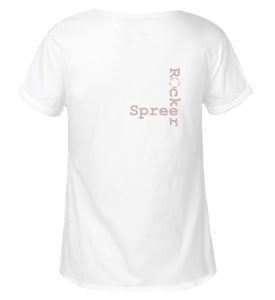 SpreeRocker Rose Skull - Damen RollUp Shirt-3