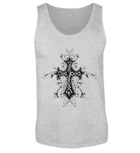 SpreeRocker - Black Cross - Herren Tanktop-236