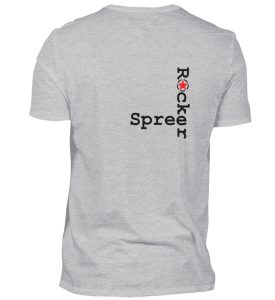 SpreeRocker Music Man - Herren V-Neck Shirt-17