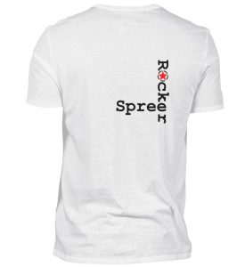 SpreeRocker Music Man - Herren V-Neck Shirt-3