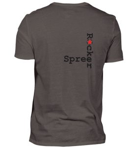 SpreeRocker Music Man - Herren V-Neck Shirt-2618