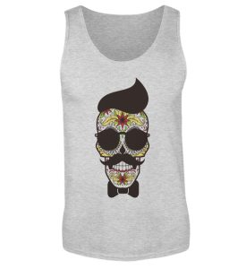 SpreeRocker Sunglasses Skull - Herren Tanktop-236