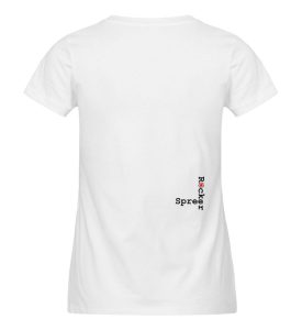 SpreeRocker - Black and Red - Damen Premium Organic Shirt-3