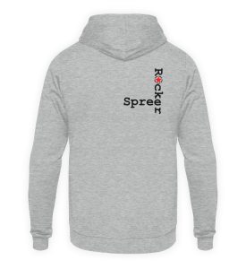 SpreeRocker - Black Cross - Unisex Kapuzenpullover Hoodie-6807