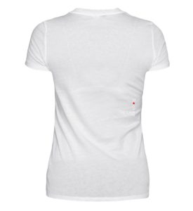 SpreeRocker Blond - V-Neck Damenshirt-3